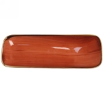 Тарелка керамическая «Corsica orange» сервировочная 26*9,5*5см