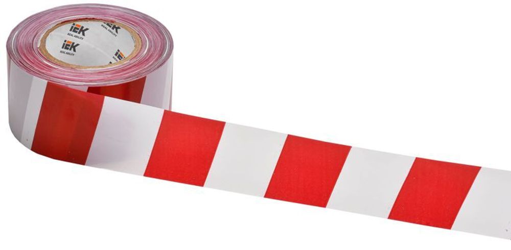 Лента ЛО-200 (75мм-50мкм) красн./бел. 200м IEK UST10-200-075-050-K58 Лента ЛО-200 (75мм-50мкм) красн./бел. 200м IEK UST10-200-075-050-K58
