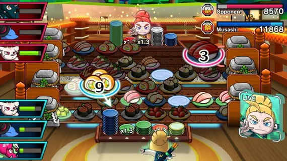 Sushi Striker: The Way of Sushid (Nintendo Switch, Английская версия, Б/У)