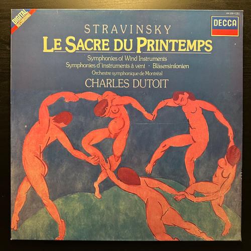 Стравинский - Весна священная / Симфонии духовых инструментов (Голландия 1985г.)