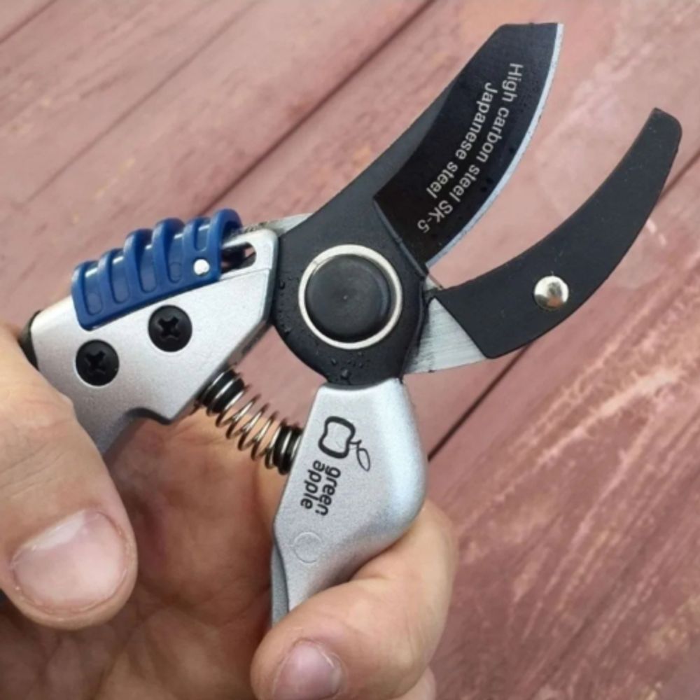 GTAS72-005 GREEN APPLE Секатор, литой, контактный