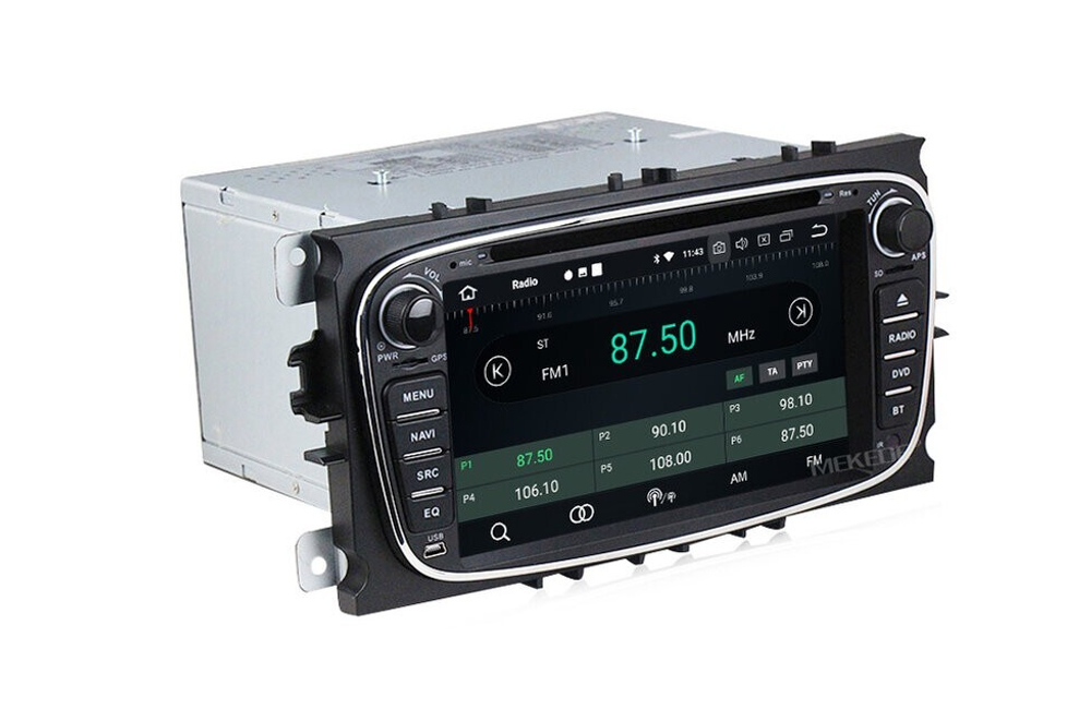 Универсальная магнитола для Ford - Carmedia MKD-7028B-P6 на Android 10, 6-ТУРБО ядер, 4ГБ-64ГБ