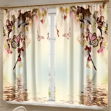 Фотошторы для кухни "В. 020125/11", Россия.