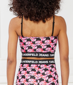 Топ Karl Lagerfeld Jeans - розовый(241J1704)