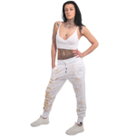 Штаны YAKUZA Honeycomb Joggers White