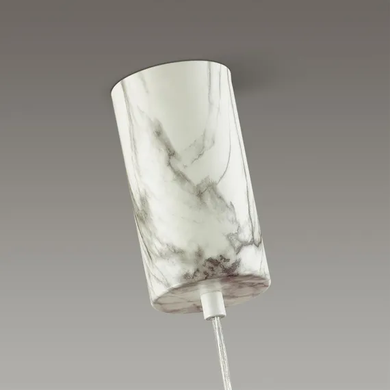 4865/2FC MODERN ODL_EX22 81 серебристый/белый/стекло Натяжной торшер с выкл. E14 2*40W JUNGLE