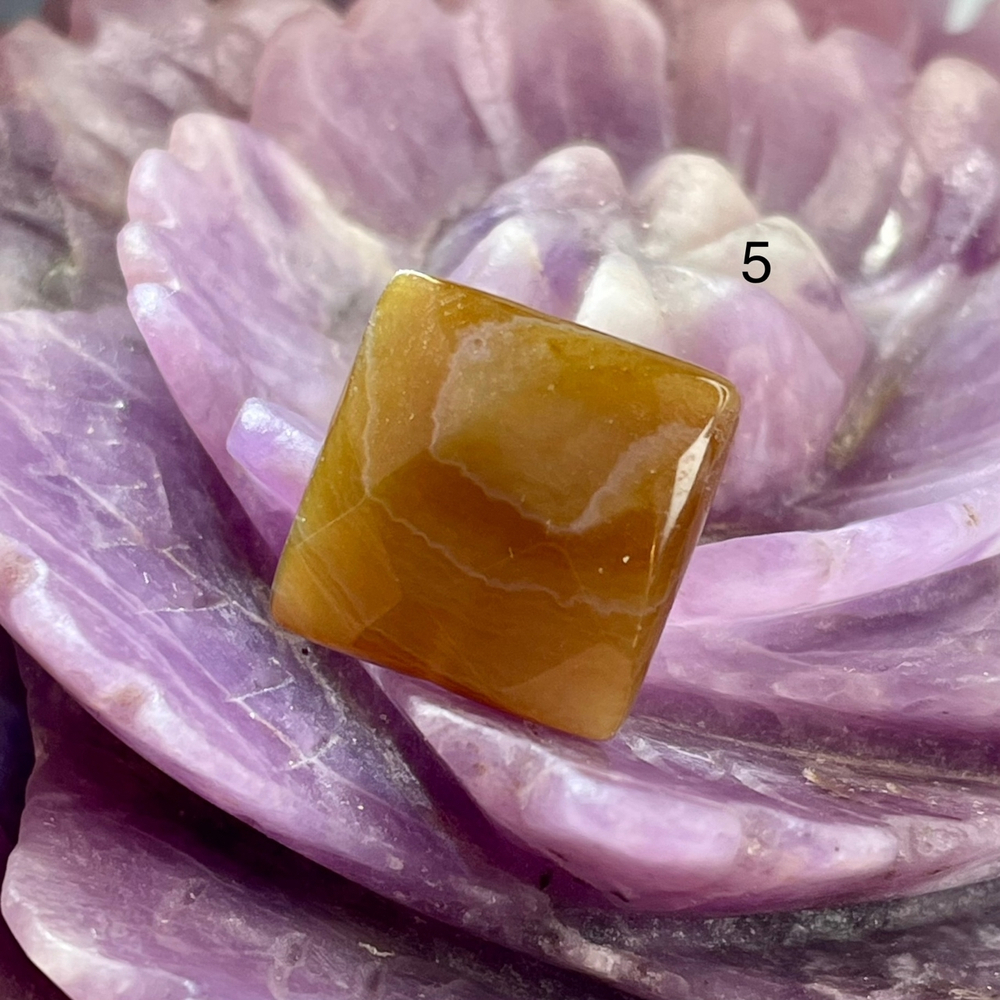 54607  Агат Бусина квадрат 15мм огр