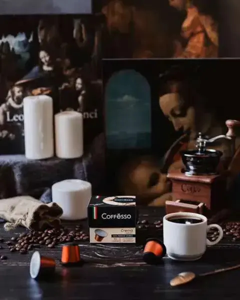 Кофе капсульный Coffesso Ristretto blend, для системы Nespresso, 20 шт