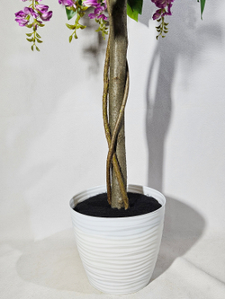 Искусственное дерево Акация лиловая 150 см в кашпо