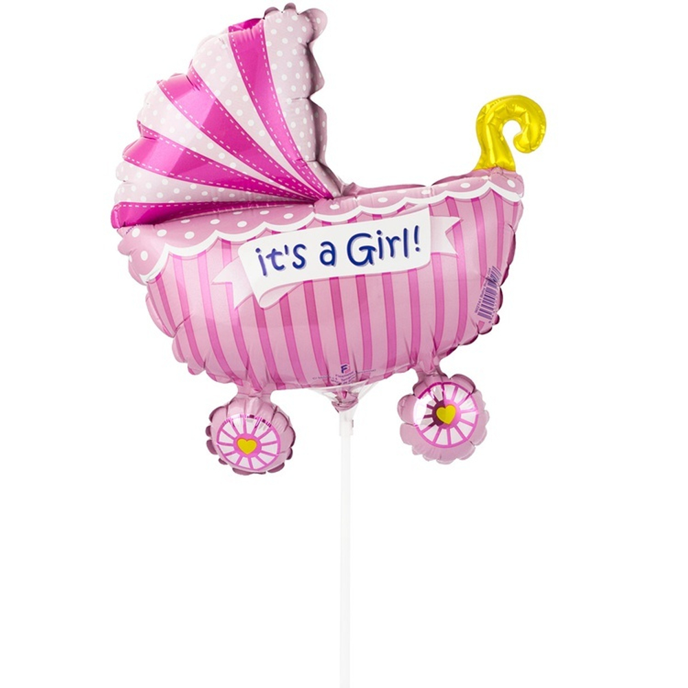 Ф М/ФИГУРА/3 Коляска детская розовая/FM