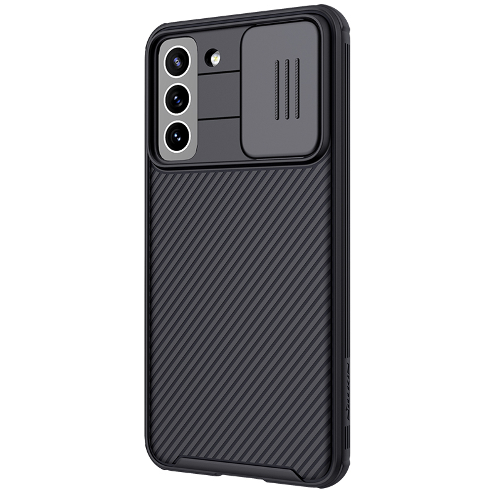 Чехол для Samsung Galaxy S21 FE с защитой камеры Nillkin CamShield Pro Case - Черный