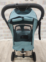 Коляска прогулочная Indigo Mega Голубой