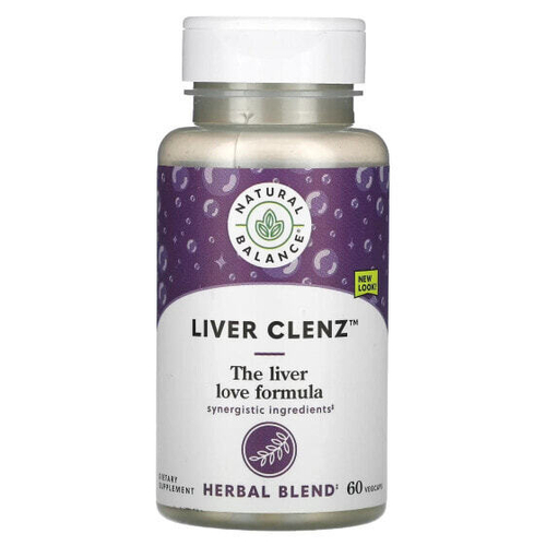 Natural Balance, Liver Clenz, 60 растительных капсул