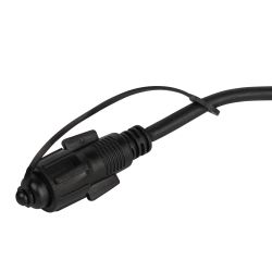 Шнур питания ЭРА ERAPS-K800 для гирлянд IP65 800 Вт 6А каучук черный | Профессиональное праздничное и новогоднее освещение