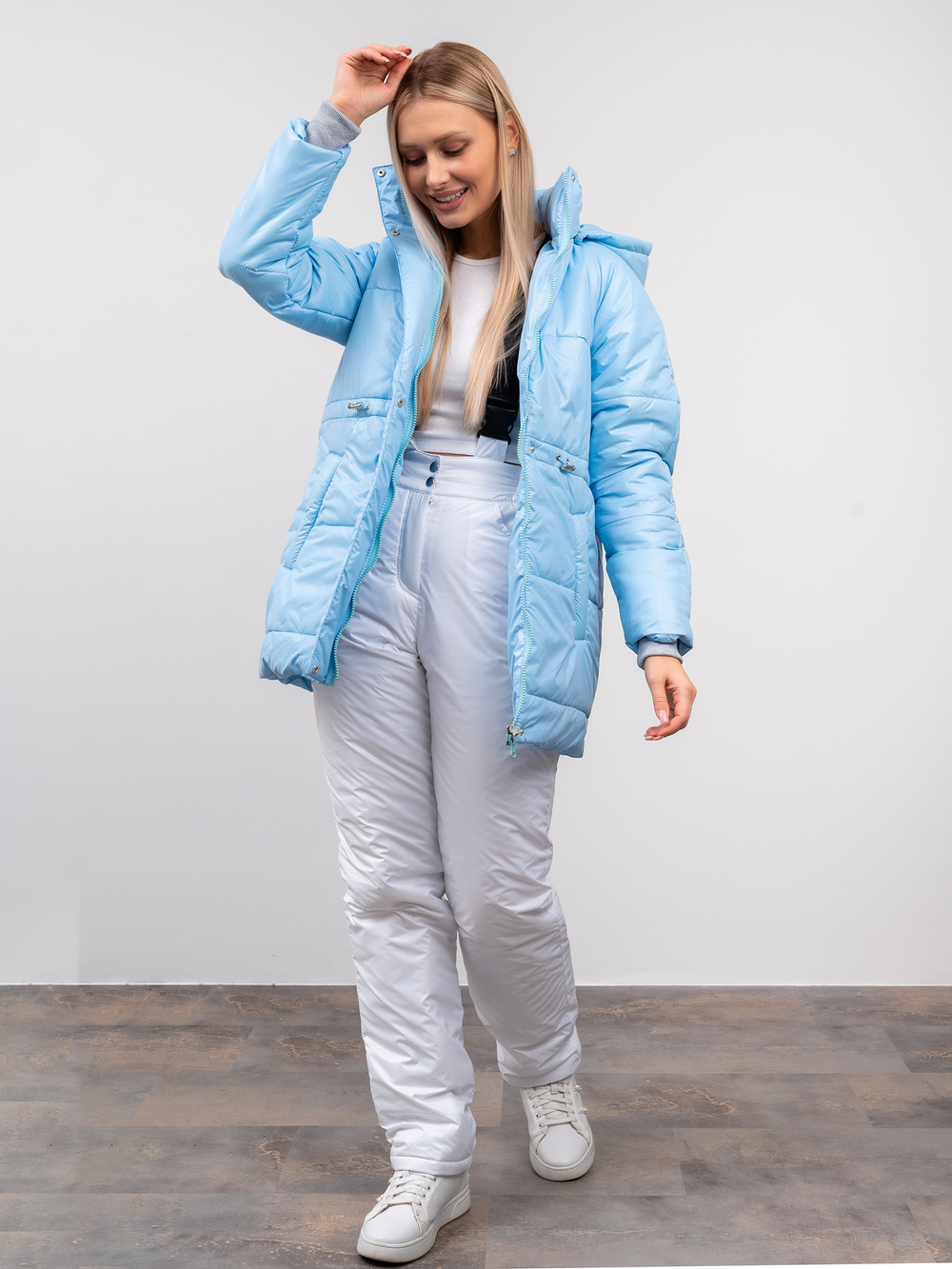 Костюм зимний "Arctic" голубой-белый