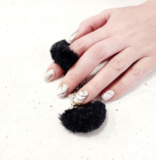 Наручники меховые, МИНИ черные