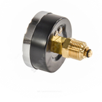 Термоманометр МД04 осевой Дк63 0-1,0 МПа G1/4" 120С с переходником на G1/2" ЭКОМЕРА МД04-63-G-1МПа-120-ОИ