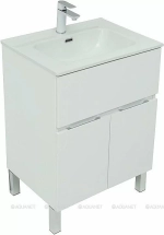 Тумба с раковиной Aquanet Алвита New 277546 60 белый матовый