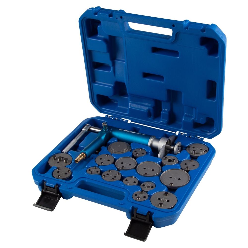 KING TONY (9BC251) Приспособление для утапливания поршней тормозных цилиндров, 18 предметов