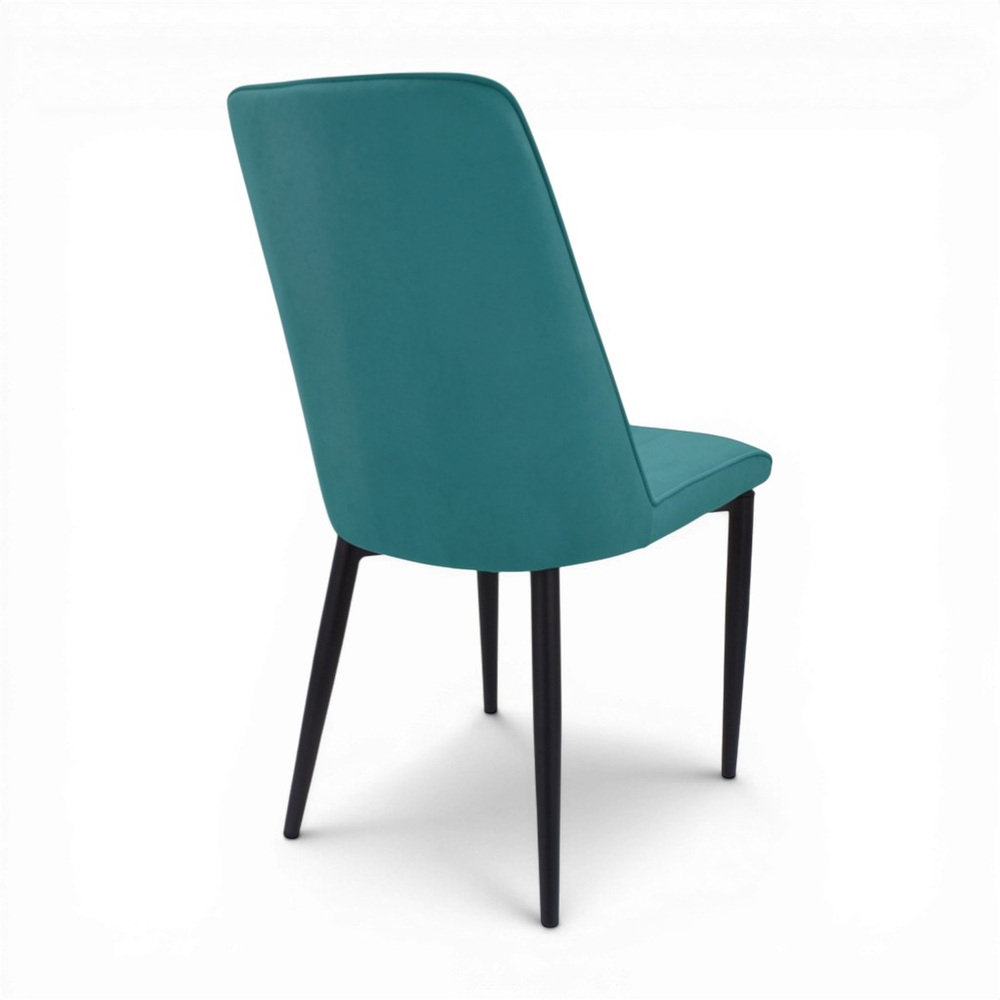 Стул "Софти" (арт. 325), велюр Бренди В15 мятный, ножки черные