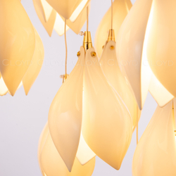 Люстра Cloyd MANGRA C19 / Ø60 см - керамика - белый (арт.10362)