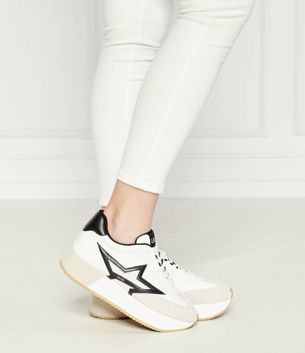 Кожаные кроссовки dreamy Liu Jo - белый(BF4039 PX528)