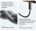 Кабель USB - Type C Romoss CB3038 1.2метра Black