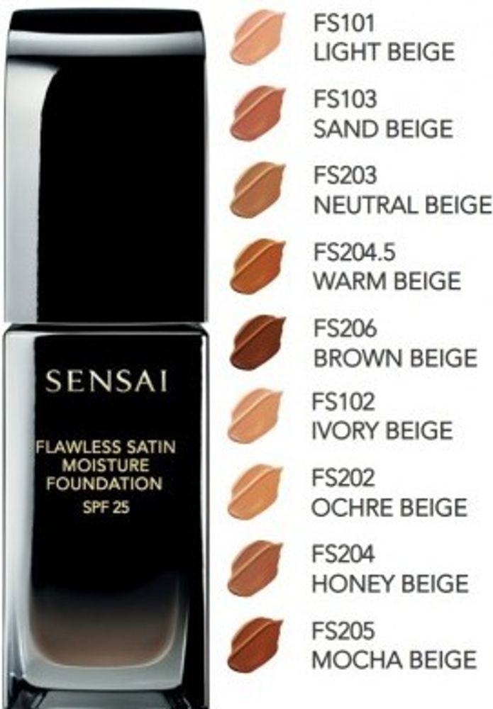 SENSAI FLAWLESS SATIN MOISTURE FOUNDATION FS102 30 ML SENSAI FLAWLESS SATIN MOISTURE FOUNDATION FS102 30 ML