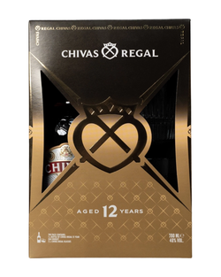 Chivas Regal 12 Y.O. 0,7 л. + 2 Glass
