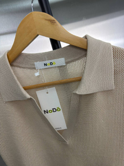 Футболка-поло женская артикул 9610 цвет "бежевый"