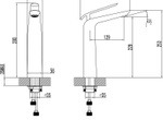 Смеситель Lemark Melange LM4909CW для раковины