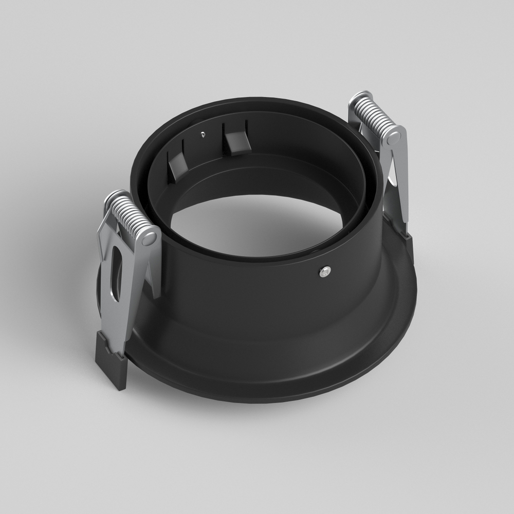 214607-SOLO Светильник DOMINO SOLO ROUND (214607+214007) ЧЕРНЫЙ