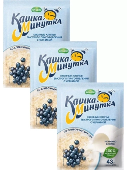 Кашка Минутка со сливками в ассортименте х 15 штук