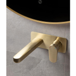 Зеркало круглое Armadi Art Modern D120см 545-120-G подсветка, диммер, антизапотевание, GOLD