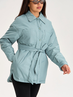 Куртка демисезонная укороченная мятная