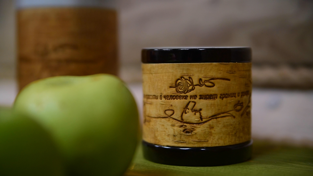 Малая фарфоровая пиала или миска для завтрака с берестой. Коллекция Чеховская или Мелиховская