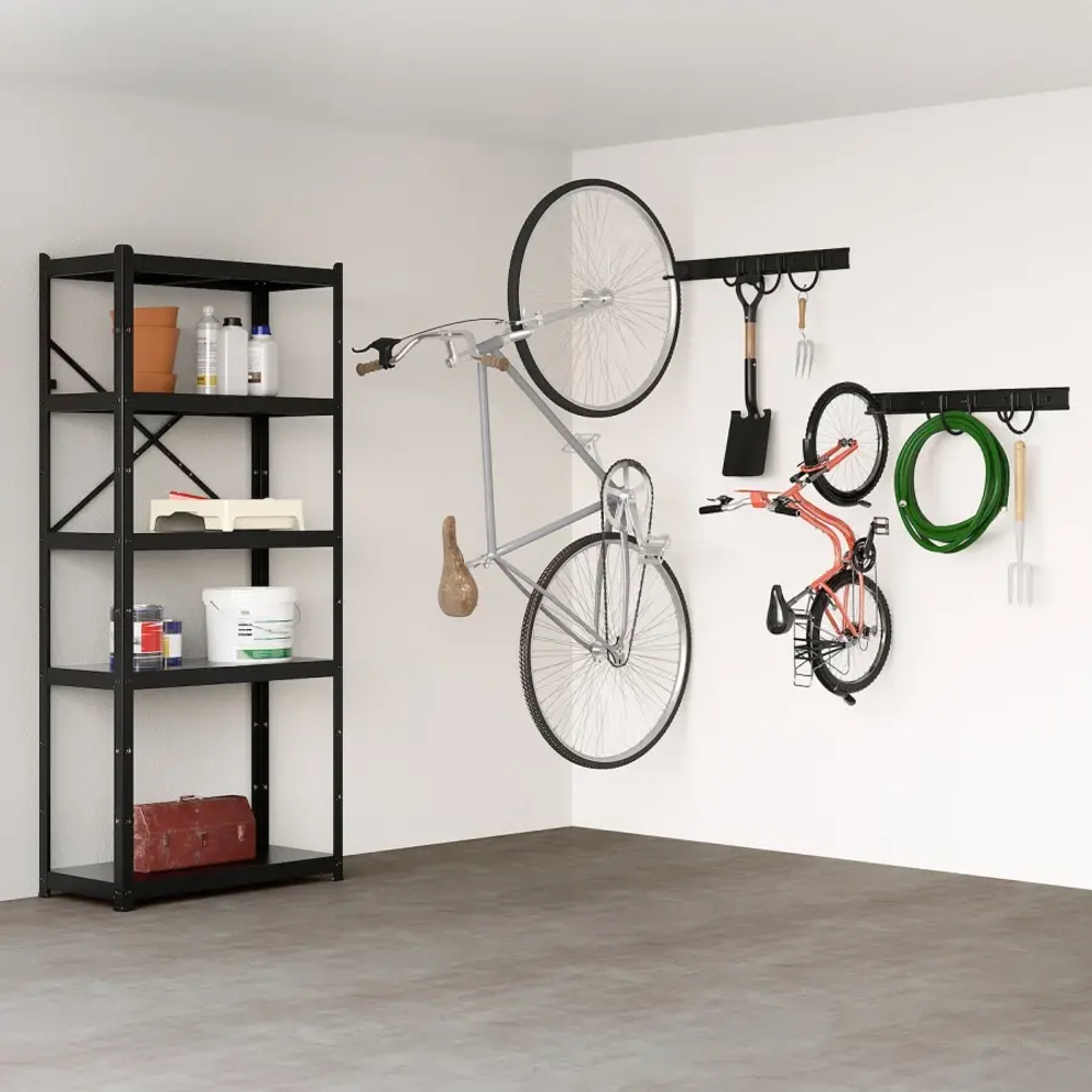 Стеллаж - IKEA BROR, 85х40х190 см, черный, БРУР ИКЕА