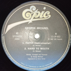Винтажная виниловая пластинка LP George Michael Faith (Japan 1987) (Obi) Maxi Single