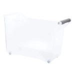 Органайзер с ручкой на колесах 10,5л прозрачный