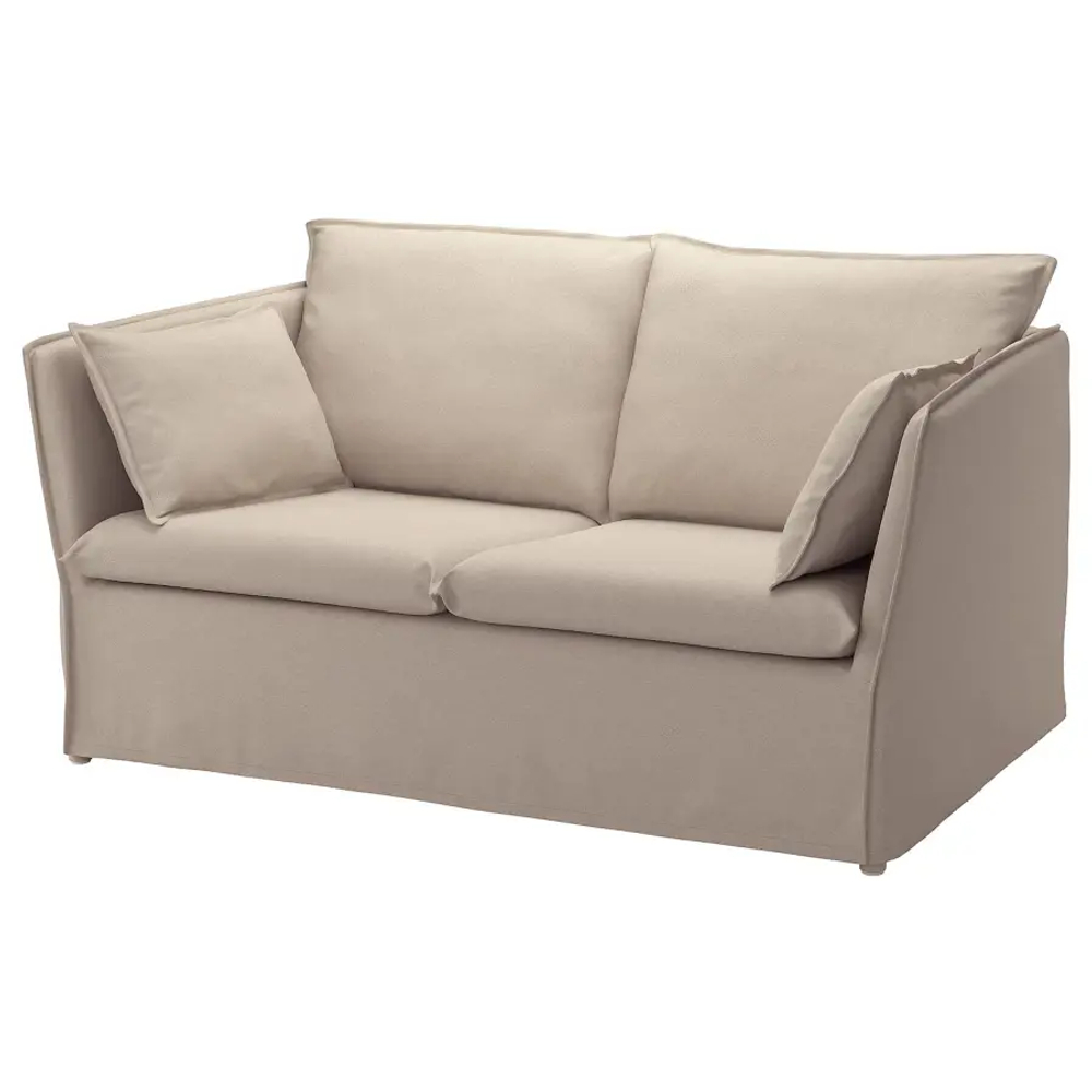 Диван 2-местный - IKEA BACKSÄLEN/BACKSALEN, 85х165 см, бежевый, ИКЕА