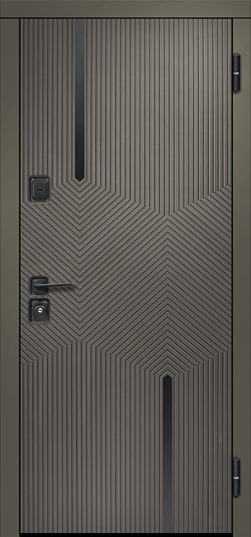 Дверь входная Графит-2
