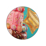 Подарочный пакет Basir, серия "День рождения", с блёстками, 18*23*10 см, ассорти