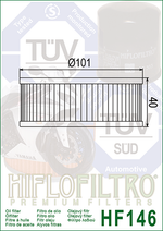 Фильтр масляный Hiflo Filtro HF146