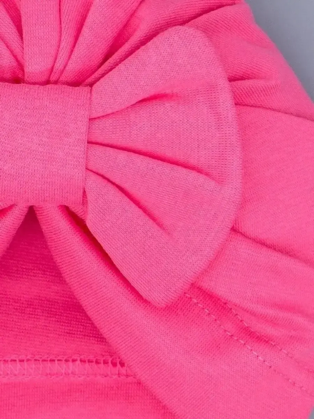 Чалма осенняя детская с бантиком