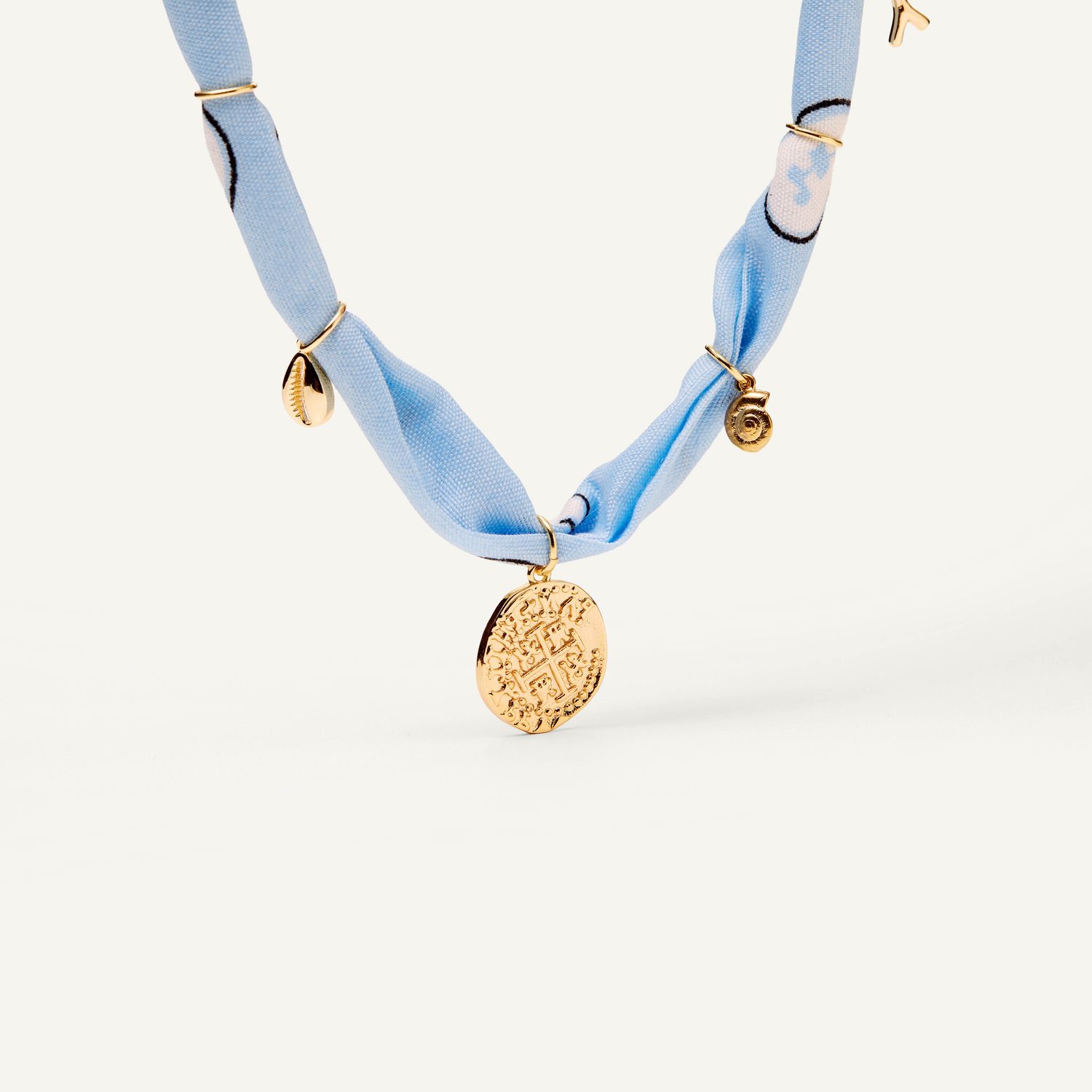 Колье Bandana Necklace - Light Blue