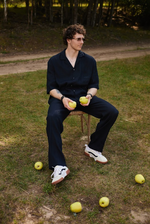 Рубашка "Linen" синяя