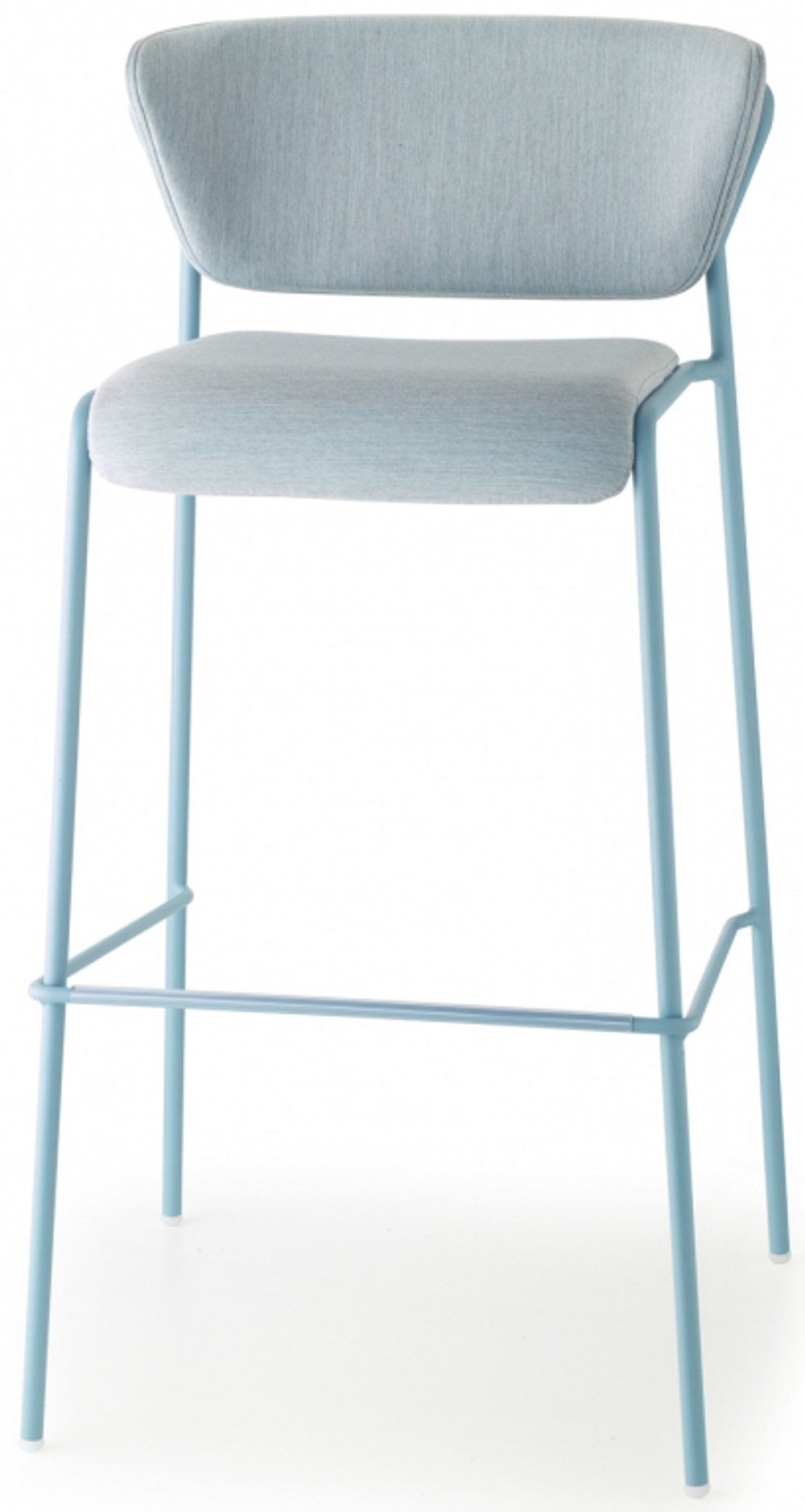Стул барный с обивкой Scab Design Lisa Waterproof, голубой