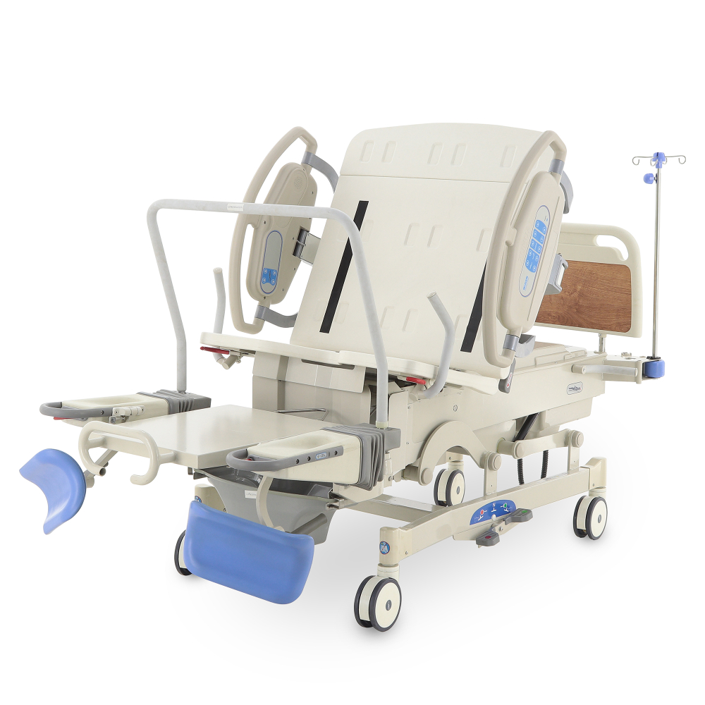 Многофункциональная кровать для родовспоможения XHFJ-1 (МЕ-4019X-01) с расширенной комплектацией и электрическими приводами для комфортных и безопасных родов