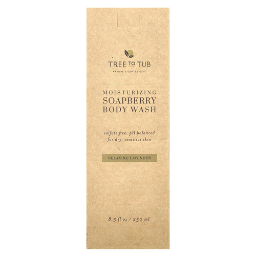 Tree To Tub, Увлажняющий гель для душа с ягодой и лавандой, 250 мл (8,5 жидк. Унции)