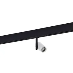ST808.536.08 Магнитный трековый светильник Белый LED 1*8W 3000K 550Lm Ra>90 36° IP20 D42xH135 48VV СКАЙЛАЙН 48V